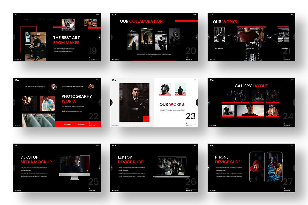 Guller - Business Google Slide, a Presentation Template by Dens Creative Studio (Photo 4 of 6)