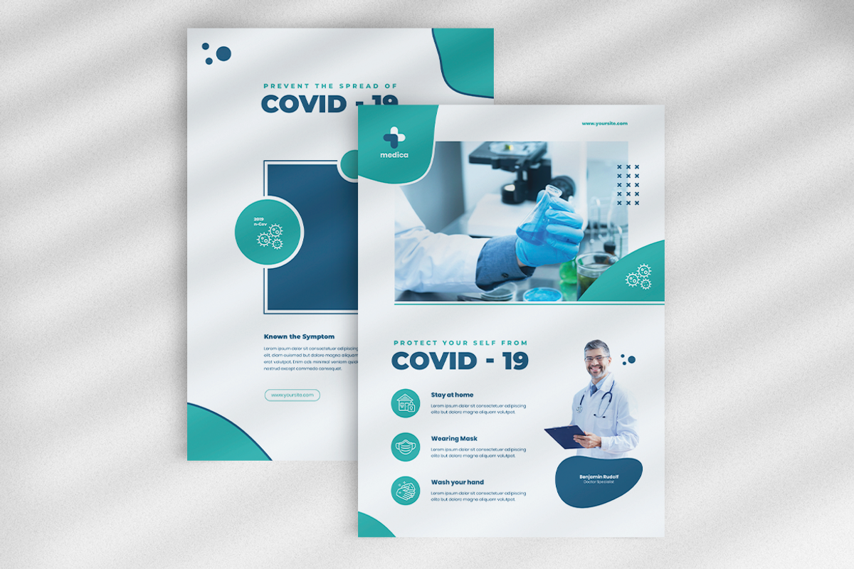 Corona Covid-19 Virus Flyer, a Flyer Template by Rahardi Creative (Photo 4 of 6)