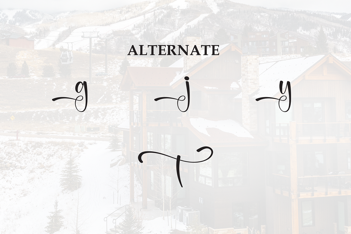 Homestay | Script Font, a Handwritten Font by Scratchones (Photo 8 of 9)