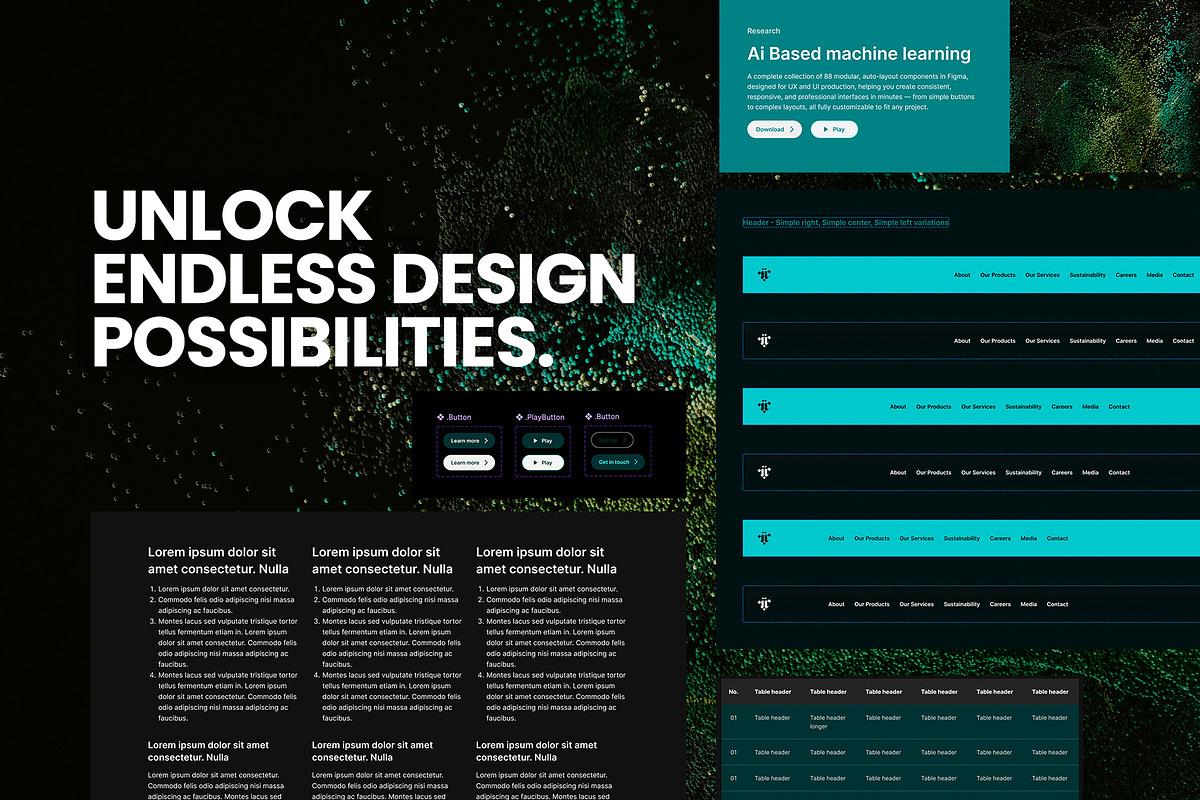 Modular Component Library Kit preview 6