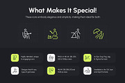 Fitness Icons Bundle, an Outline Icon by Prosymbols (Thumbnail 2 of 10)