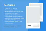 2026 InDesign Calendar Templates, a Marketing Template by Dandymark (Thumbnail 2 of 6)