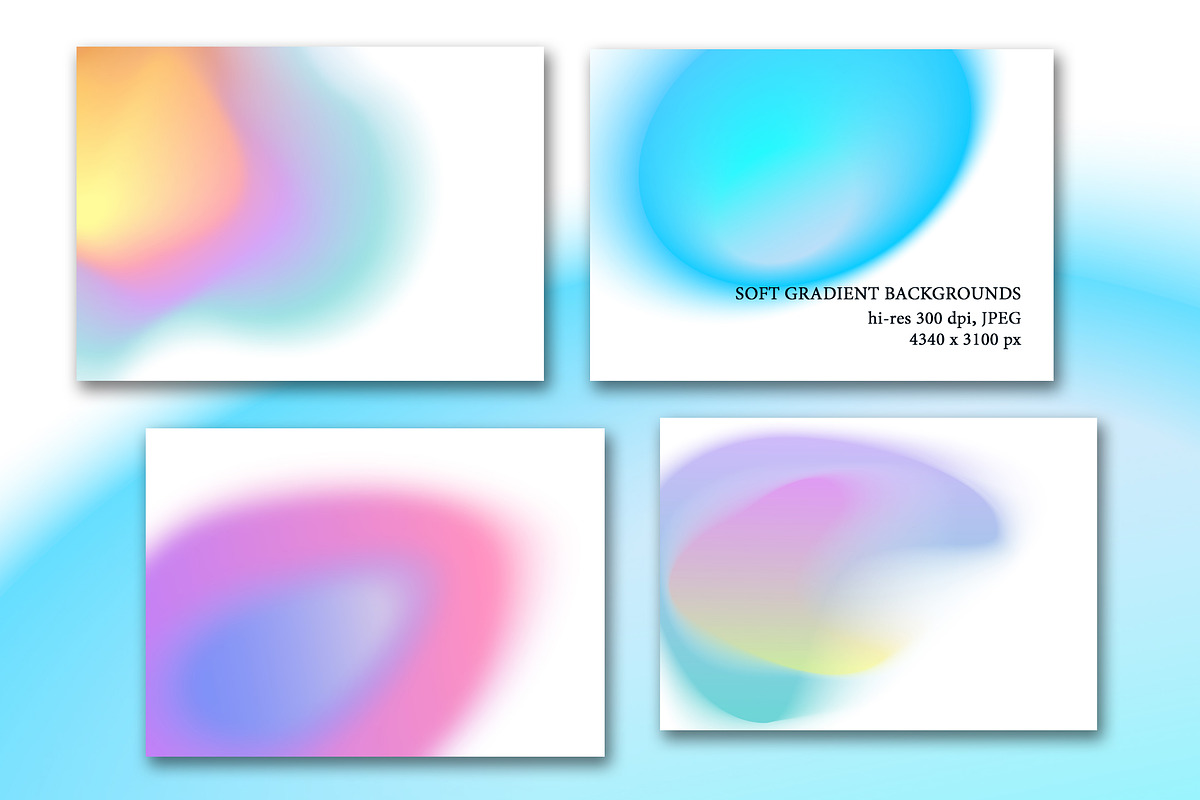 Springtime Gradient Backgrounds Pack, a Texture Graphic by Marmoris.Arts (Photo 2 of 27)