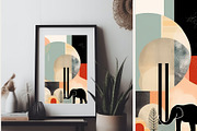 12 light green beige boho art print, a Decorative Illustration by ARTOZEN DIGITAL (Thumbnail 4 of 13)