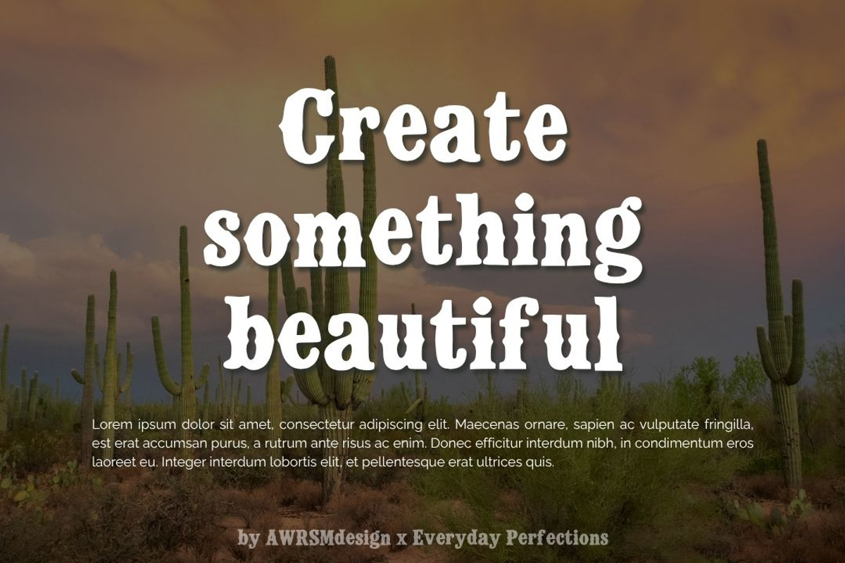 Brinavo | Old Western Display Font, a Serif Font by Everyday Perfection (Photo 5 of 5)