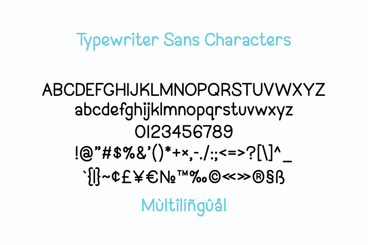 Typewriter Font, a Serif Font by Miss Tiina (Photo 5 of 6)