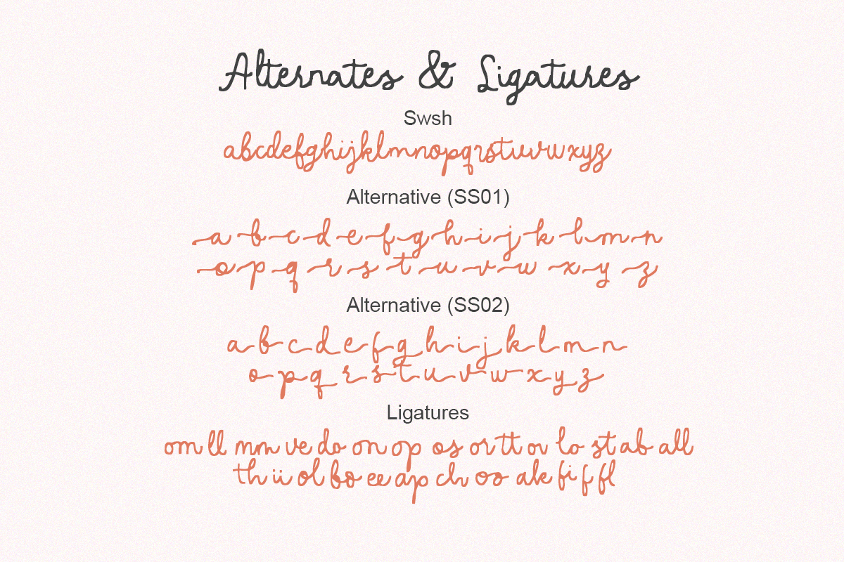 Penny Scribbles - Handwritten Family, a Handwritten Font by DzikrulAulia (Photo 12 of 12)