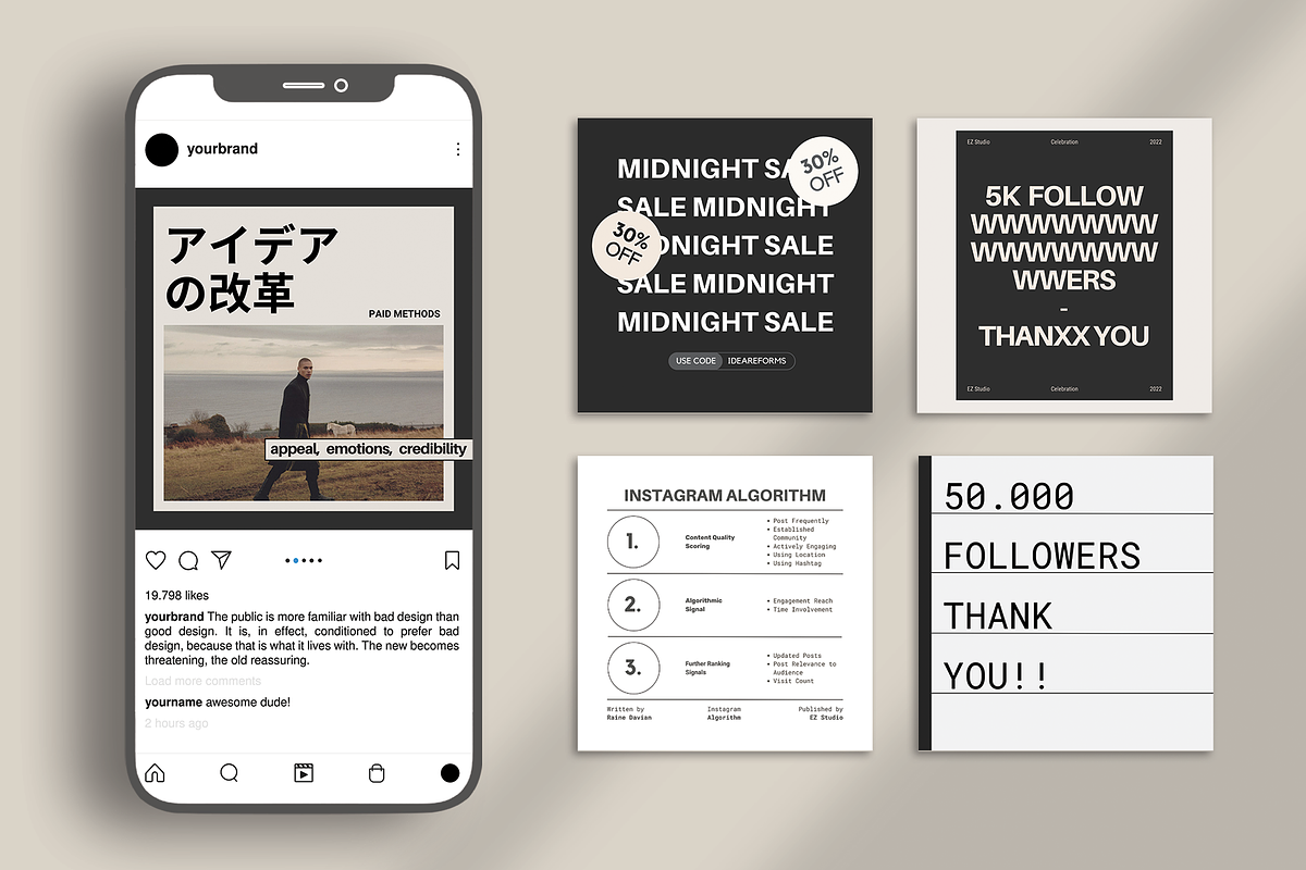 MESA Marketing Kit, a Social Media Template by Analogi Studio (Photo 6 of 9)