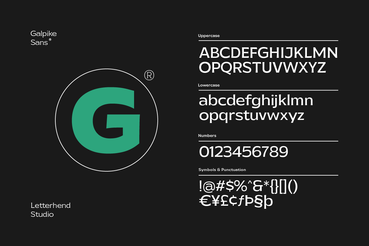 Galpike Sans - Variable Font, a Sans Serif Font by Letterhend Studio (Photo 3 of 9)