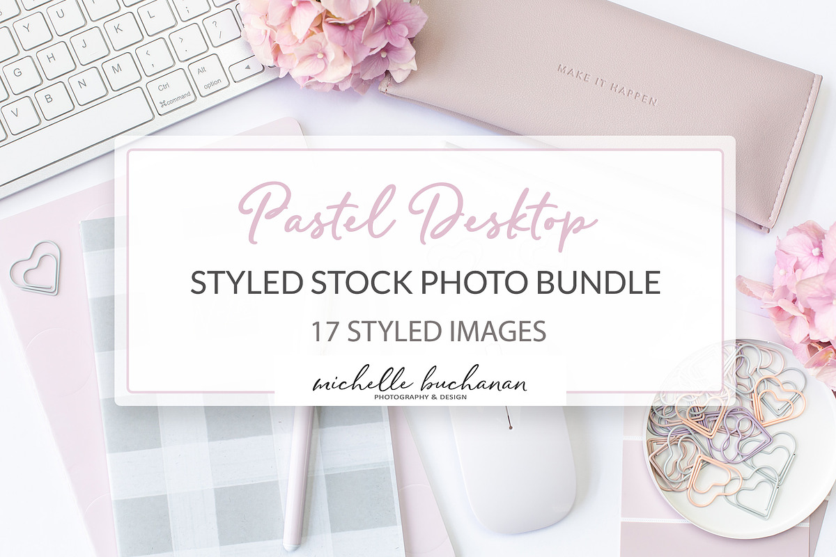 Pastel Desktop Stock Photo Bundle, a Business Photo by Savvy Stock Shop (Photo 1 of 6)