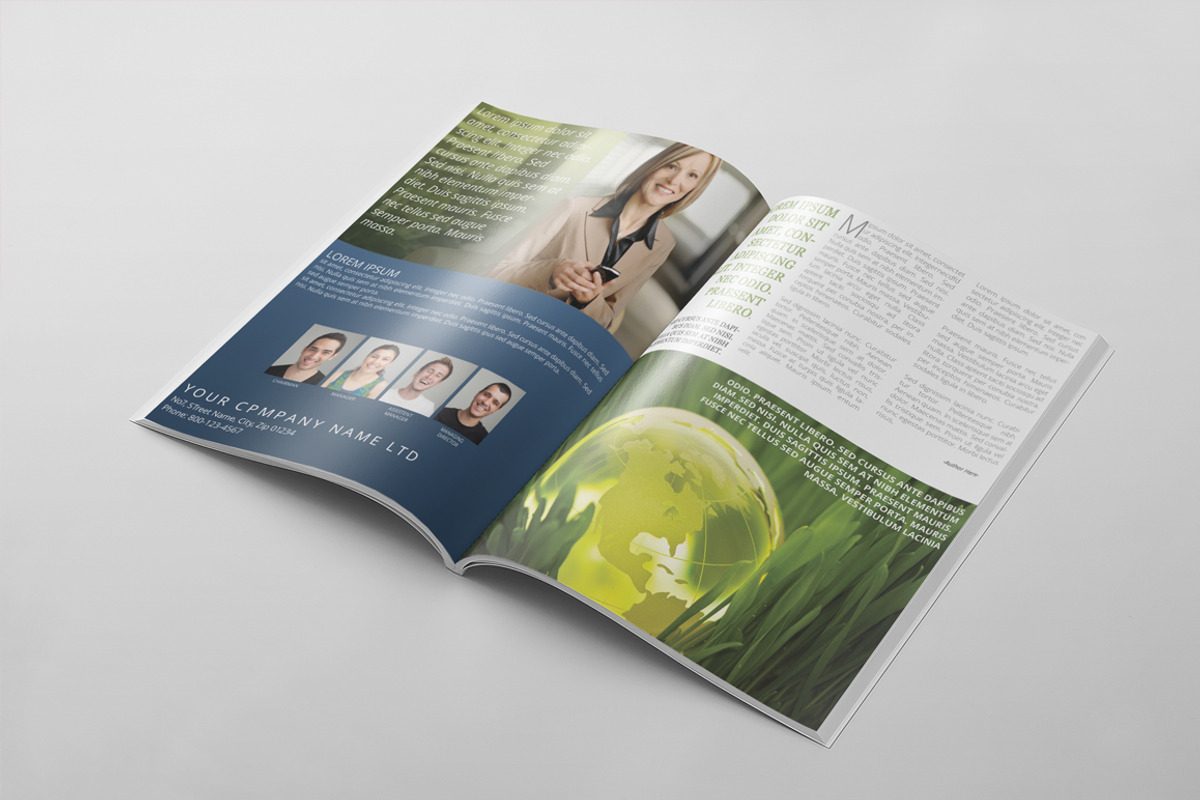 Magazine Template 13, a Magazine Template by pmvch (Photo 4 of 9)