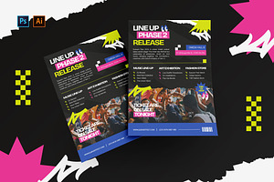 Subvert Fest - Poster Template, a Poster Template by StreaksideStd
