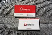 simple house business card, a Business Card Template by Indigo Graphic Shop (Thumbnail 1 of 4)