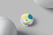 Lip Balm Round Tin Box Mockups, a Packaging Mockup by megostudi0 (Thumbnail 2 of 6)
