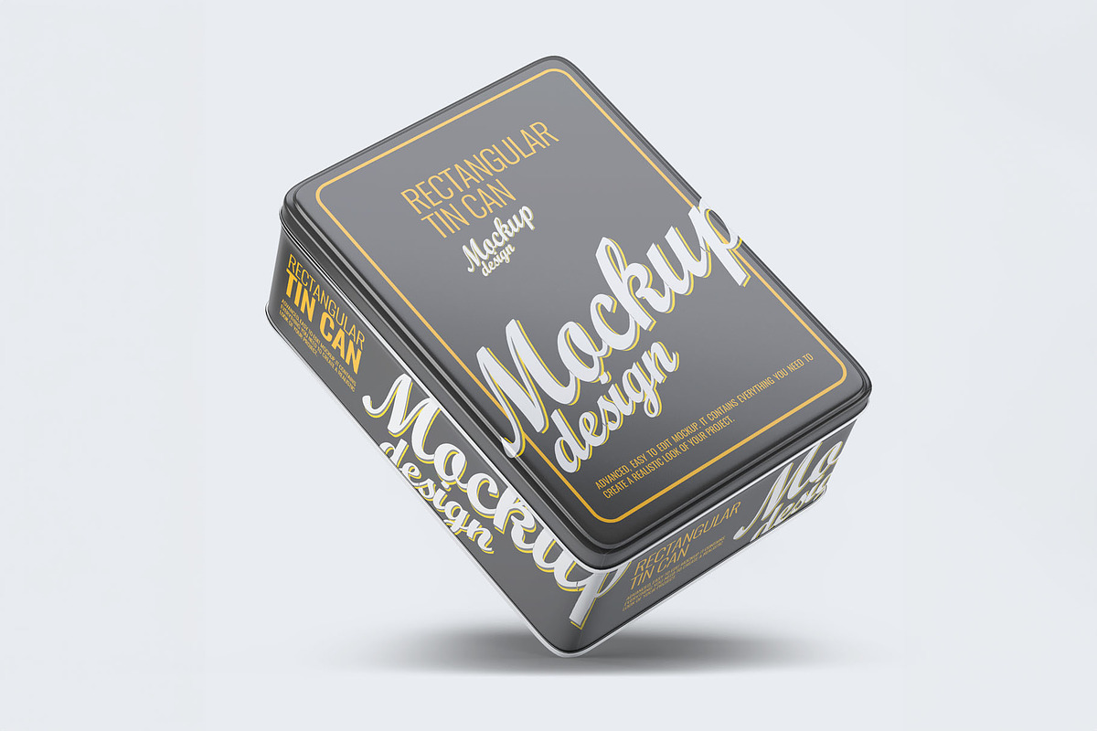 Tin Can Mock-Up, a Packaging Mockup by Xtrahive