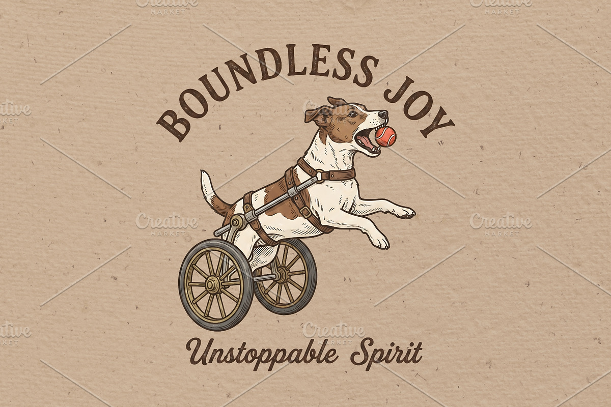 Boundless joy illustration, an Animal Illustration by Vectorlina (Photo 1 of 4)