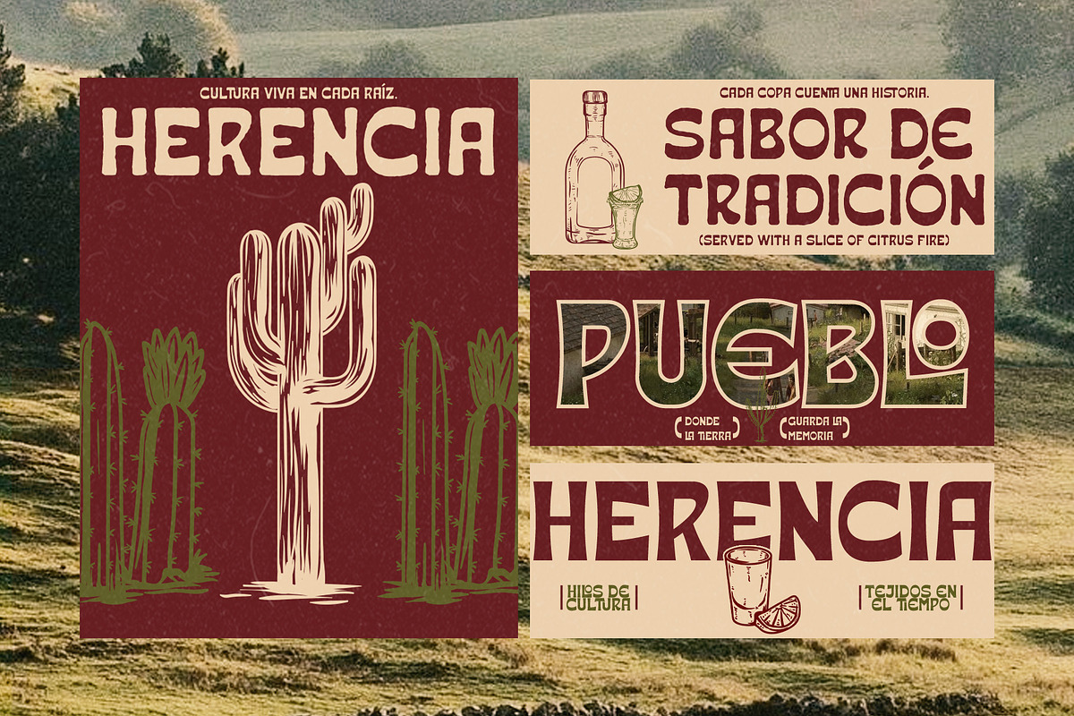 Carmesi Corte-Retro Heritage Family, a Serif Font by Inviline.co (Photo 11 of 14)