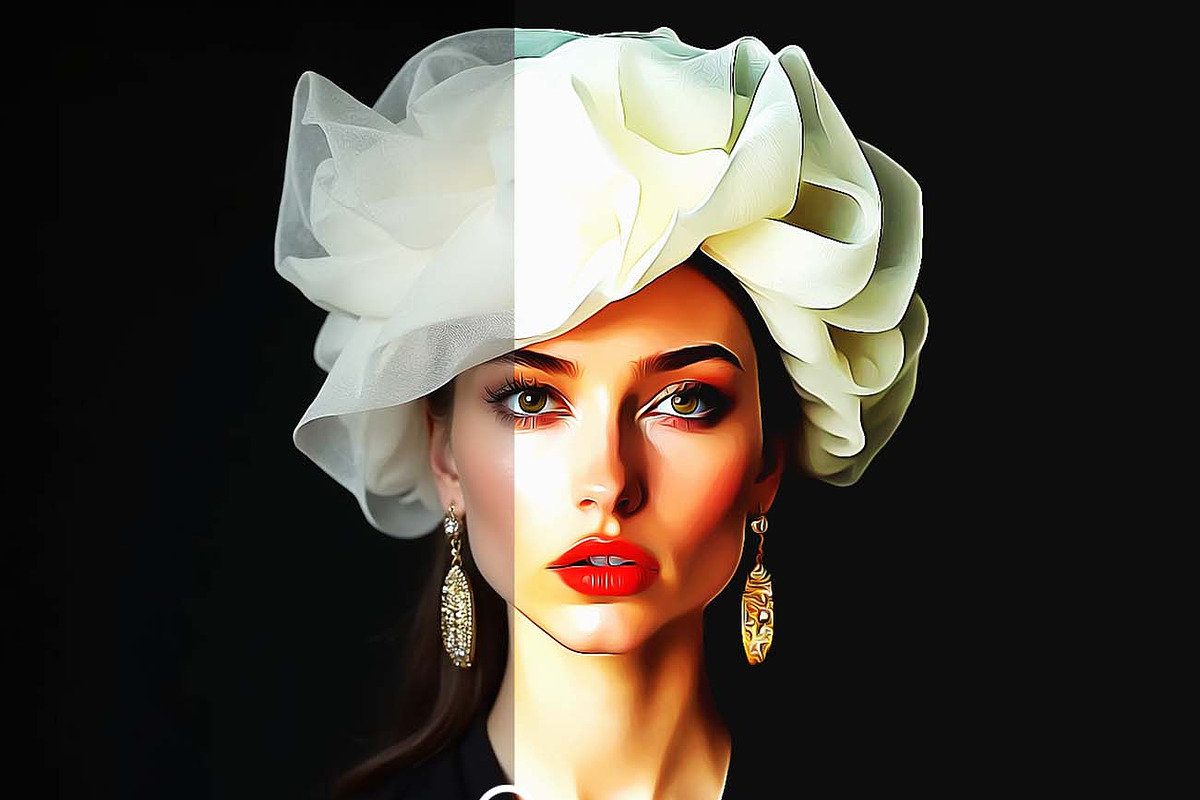 Hyper-Real Portrait FX Photoshop Act, an Action Add-On by Studio Retouch (Photo 2 of 14)