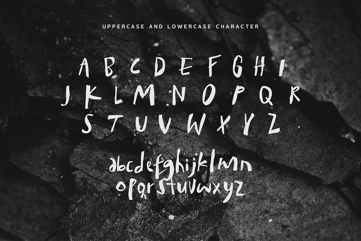 Crude Line, a Handwritten Font by Allmostudio (Photo 4 of 4)