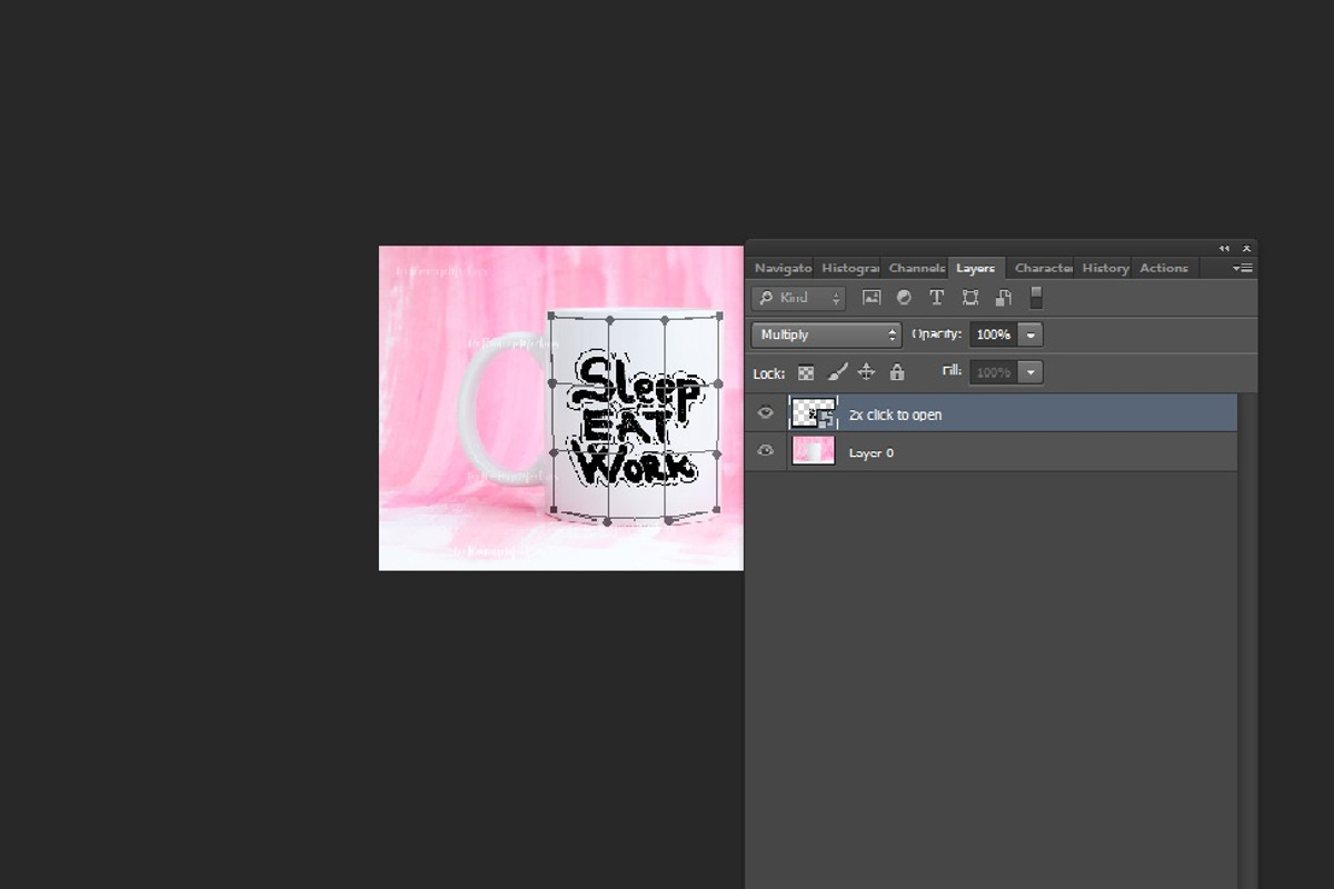 Art mug mockup pink paint background, a Cups & Container Mockup by Leo Flo Mockups (Photo 8 of 8)