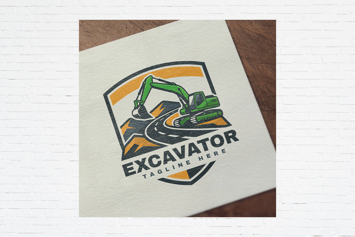 Heavy Equipment Construction Logo, a Work Illustration by Guavanaboy (Photo 2 of 3)