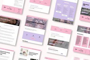 Lily Young VA Website Template