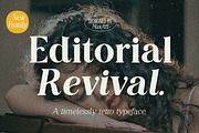 Editorial Revival Serif (70 fonts), a Serif Font by MaxArt Foundry (Thumbnail 1 of 30)