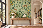 Exotic Garden I Mint Wallpaper, a Wallpaper Graphic by by creative paper (Thumbnail 5 of 15)