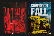 Grunge Gig Poster Template Pack, a Poster Template by Bornx Design (Thumbnail 3 of 9)