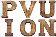 Watercolor Wooden Alphabet Clipart, an Illustration by Canvas Craft (Thumbnail 2 of 5)