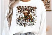 Howdy Christmas Highland Cow PNG, a Seasonal Illustration by Designking (Thumbnail 5 of 6)