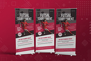 Futsal Tournament Roll Up Banner, a Print Template by Fannan Studio (Thumbnail 2 of 2)
