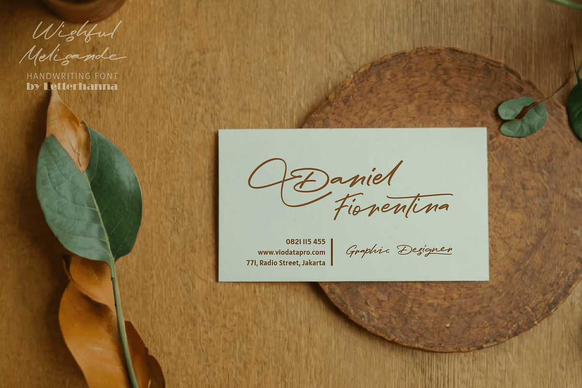 Wishful Melisande Handwriting Font, a Handwritten Font by Letterhanna Studio (Photo 9 of 11)
