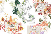 Watercolor Floral BUNDLE handpainted, an Illustration by SunnyAfternoons (Thumbnail 8 of 10)