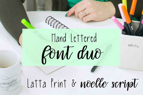 Hand Lettered Font Duo preview 7