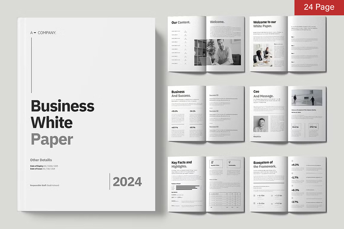 White Paper Bundle, a Brochure Template by ContestDesign (Photo 9 of 30)