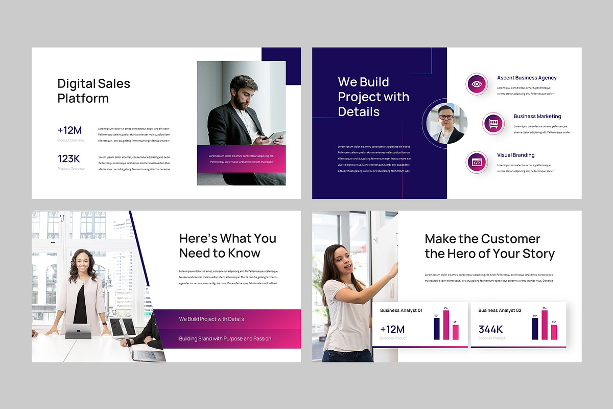 ASCENT - Powerpoint Template, a Presentation Template by rgbryand