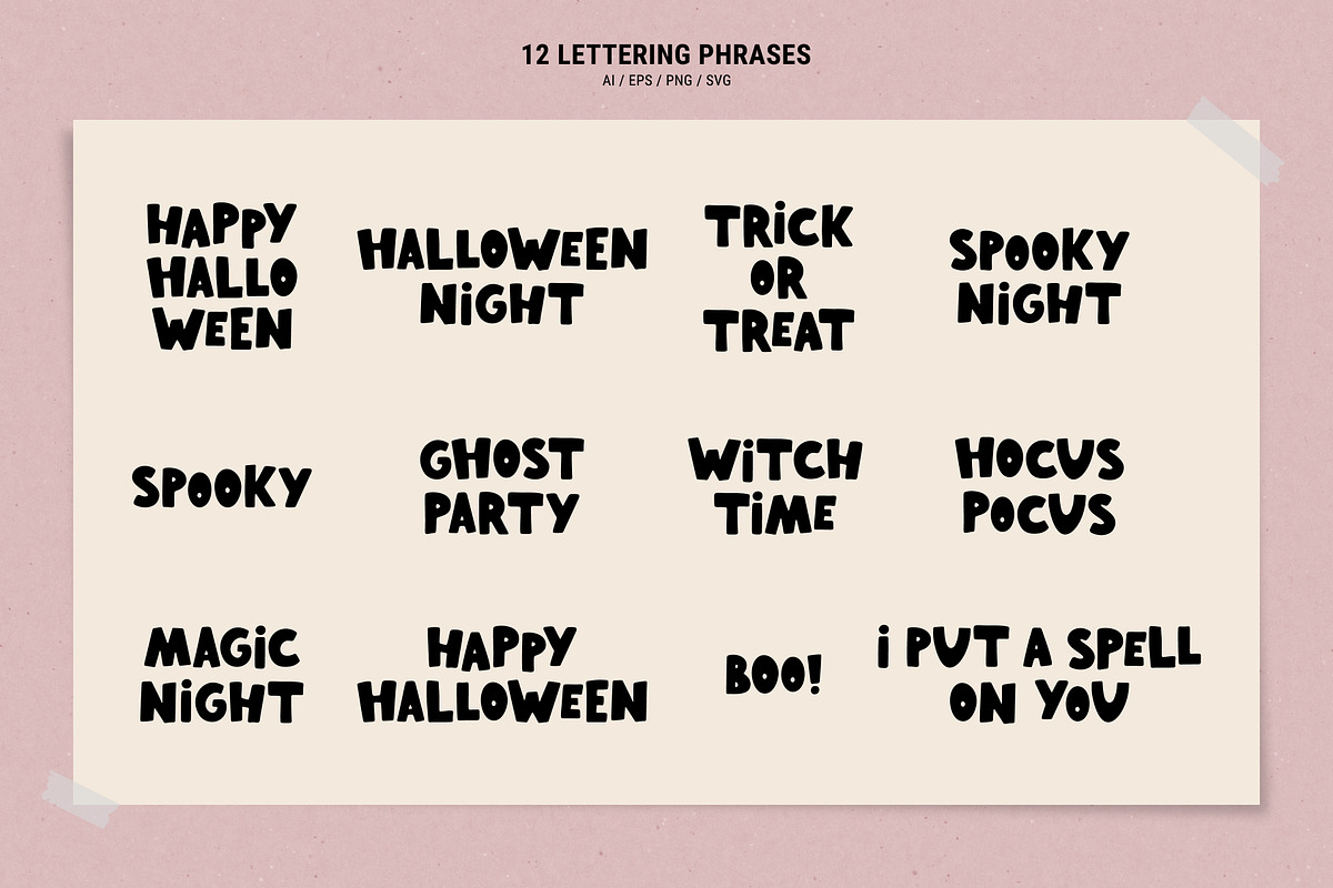 Halloween Night - Cards & Patterns, a Pattern Graphic by simpleblues (Photo 9 of 10)