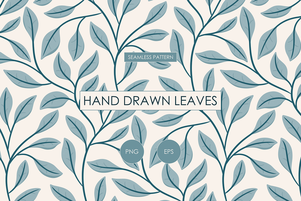 Climbing Leaves Seamless Pattern, a Pattern Graphic by HonestiesPrintS (Photo 1 of 3)