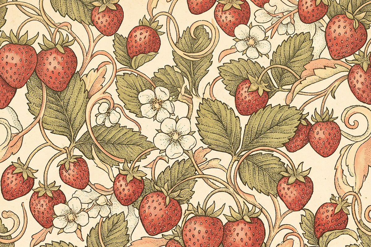 Vintage Cottagecore Scrapbook Paper, a Decorative Illustration by Image for Sale (Photo 4 of 4)