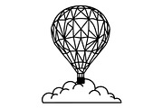 Hot Air Balloon Silhouette Bundle, an Object Illustration by Gaye Art (Thumbnail 18 of 31)