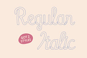 CS Brenda Dashed, a Script Font by Craft Supply Co. (Thumbnail 5 of 8)