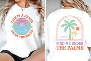 Boho Retro Summer Beach PNG Bundle, a Seasonal Illustration by CraftArtStudio (Thumbnail 2 of 4)