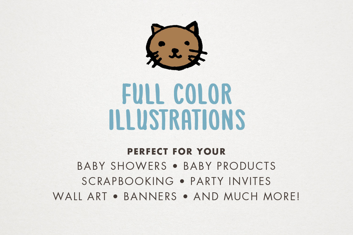 Baby Animals Icons Clipart, an Icon by Lemonade Pixel (Photo 5 of 6)