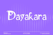Dayakara - Ethnic Decorative Serif, a Serif Font by Claymoon Lab (Thumbnail 1 of 6)