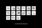Galaxy night sky photoshop brushes, a Brush Add-On by Walllow Creatives (Thumbnail 2 of 3)