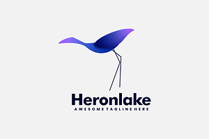 Heron Lake Gradient Colorful Style