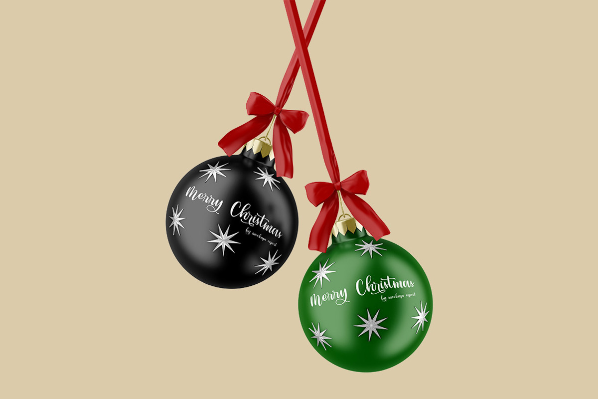 Christmas Ball Mockups, a Mockup by Mockups Expert (Photo 2 of 5)