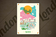 Set of illustrated cities, a Person Illustration by Radoman (Thumbnail 4 of 6)