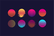 Neon Retro 80s Elements Pack, an Object Graphic by DenysHolovatiuk (Thumbnail 4 of 10)